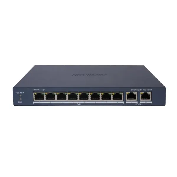 SWITCH 10/100/1000 8P POE(INTELIGENTE)ADMIN DS-3E1510P-EI(O-STD)V2