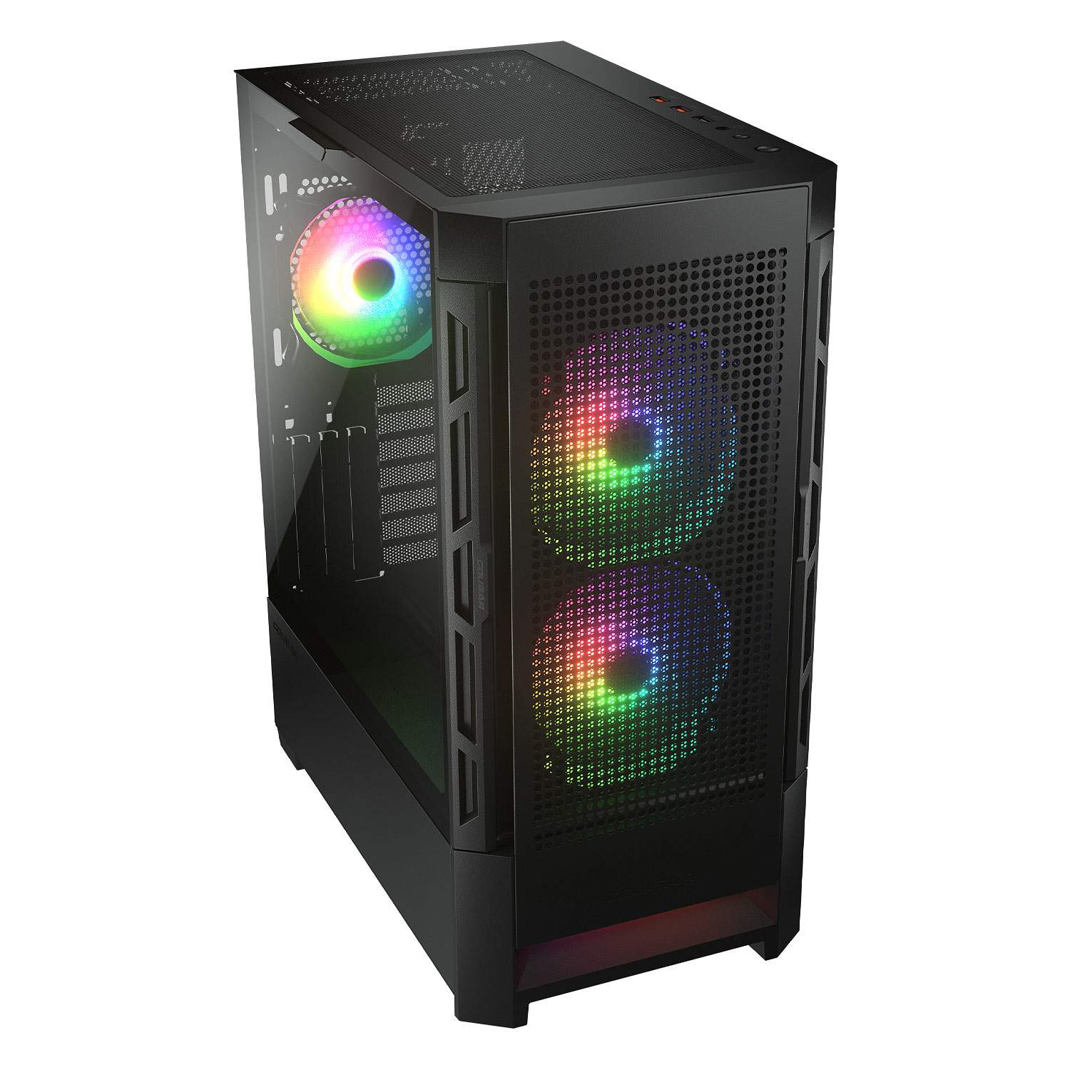 GABINETE GAMER DUOFACE RGB WHITE 3 F/ARGB /MATX/SIN FUENTE 2