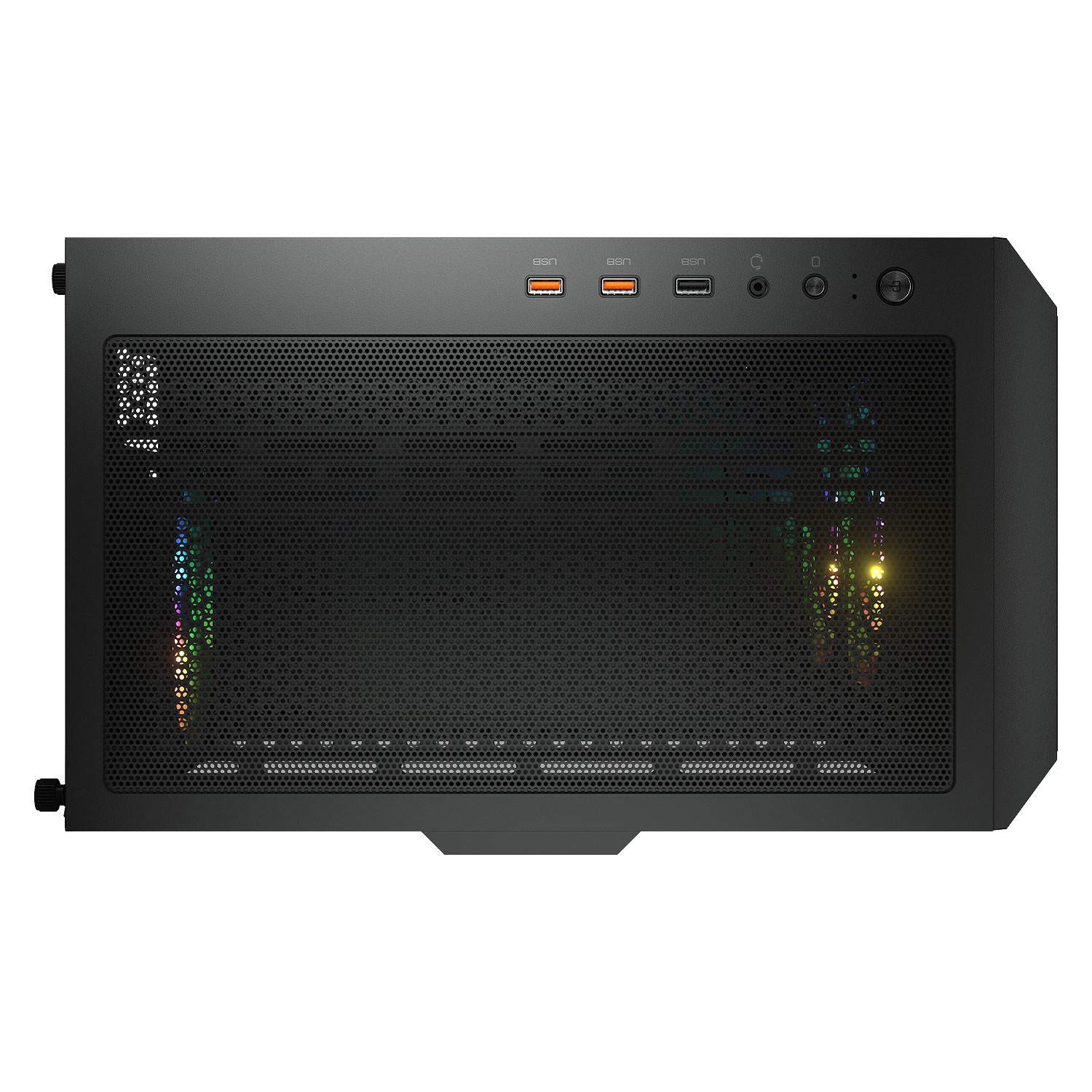 GABINETE GAMER DUOFACE RGB WHITE 3 F/ARGB /MATX/SIN FUENTE 6