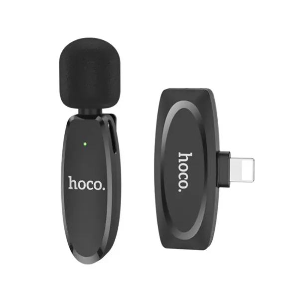 MICROFONO INALAMBRICO DUAL LIGHTNING/TIPO C L15  HOCO