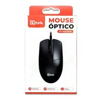 MOUSE ALAMBRICO USB OPTICO UT-MO750U UTEK