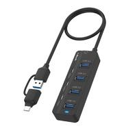 HUB USB C/ USB 3.0 4P USB3.0/ 3P USB-C UL-HUBAC730 ULINK
