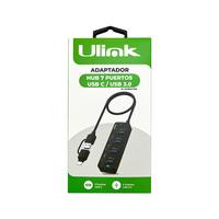 HUB USB C/ USB 3.0 4P USB3.0/ 3P USB-C UL-HUBAC730 ULINK