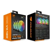 VENTILADOR GABINETE VORTEX KIT 3 UNIDADES VX 120MM ARGB
