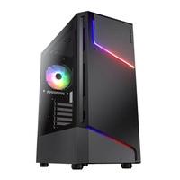 GABINETE GAMER MX360 RGB BLACK 1 F REAR/ LED FRONTAL S/FUENTE