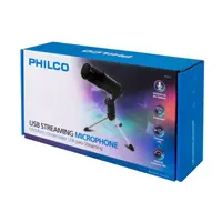 MICROFONO CONDENSADOR STUDIO CON TRIPODE 31623 PHILCO