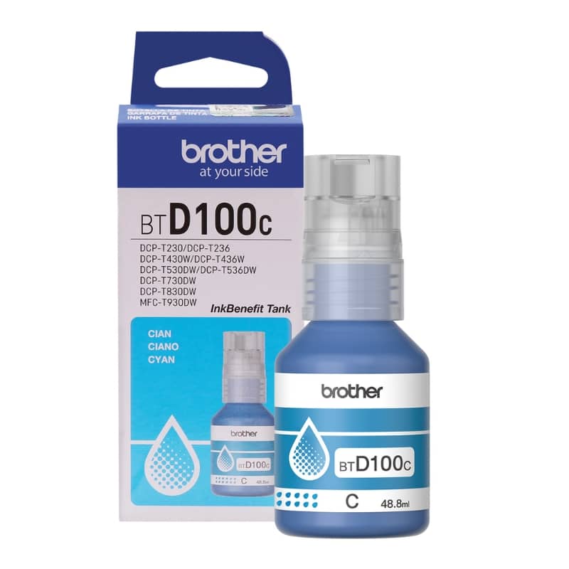 TINTA RECARGA BTD100C 40.8 ml CYAN