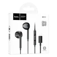 AUDIFONO ALAMBRICO CON MIC. LIGHTNING M111 NEGRO