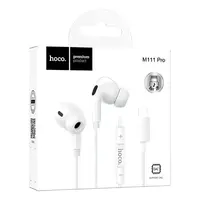 AUDIFONO ALAMBRICO CON MIC. LIGHTNING M111 PRO BLANCO