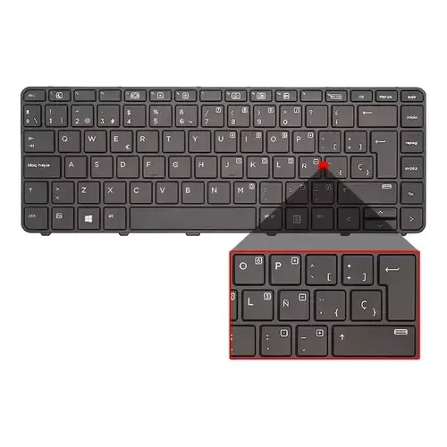TECLADO NTBK G8 645 ESPÁÑOL/NEGRO