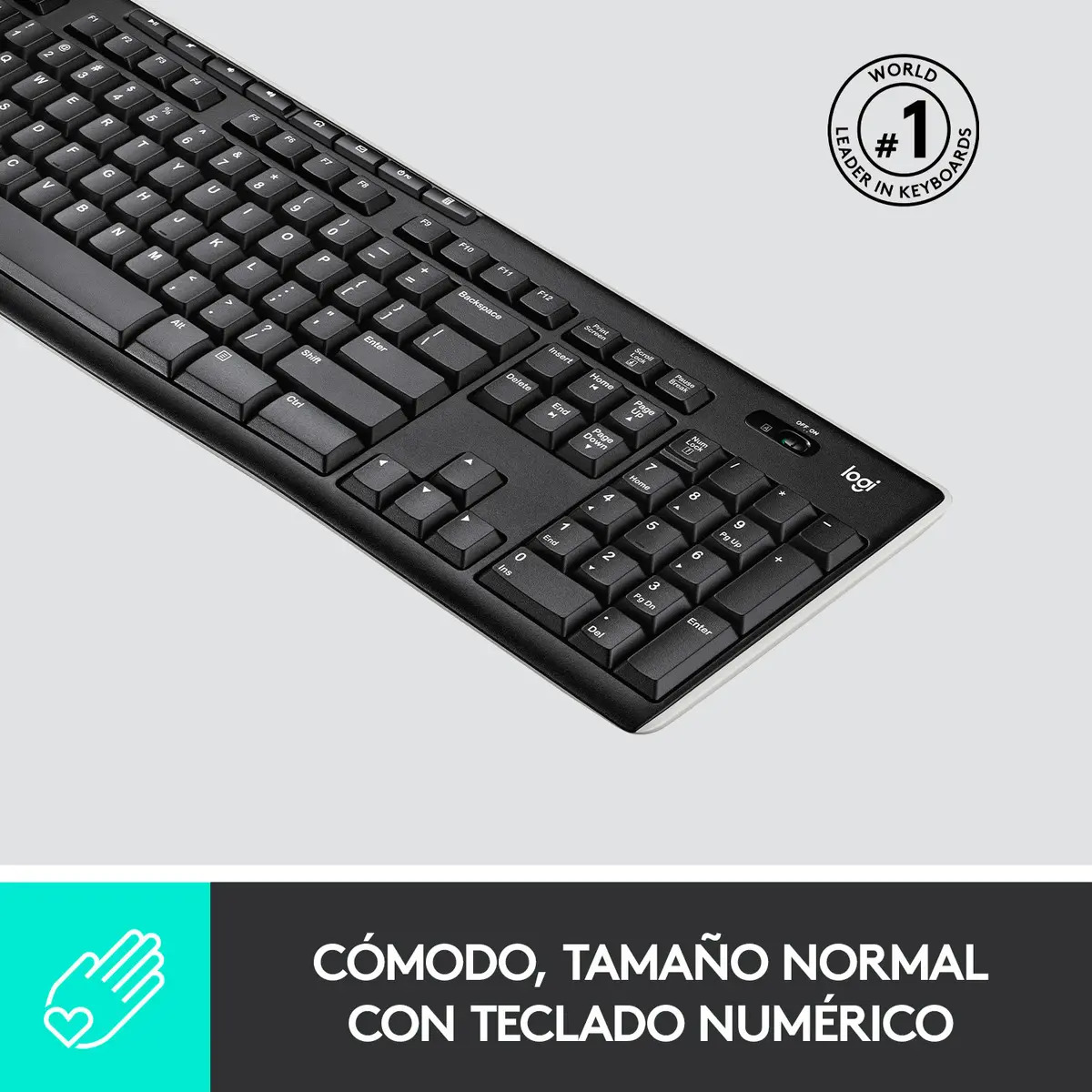 TECLADO INALAMBRICO K270 / 920-004426 2