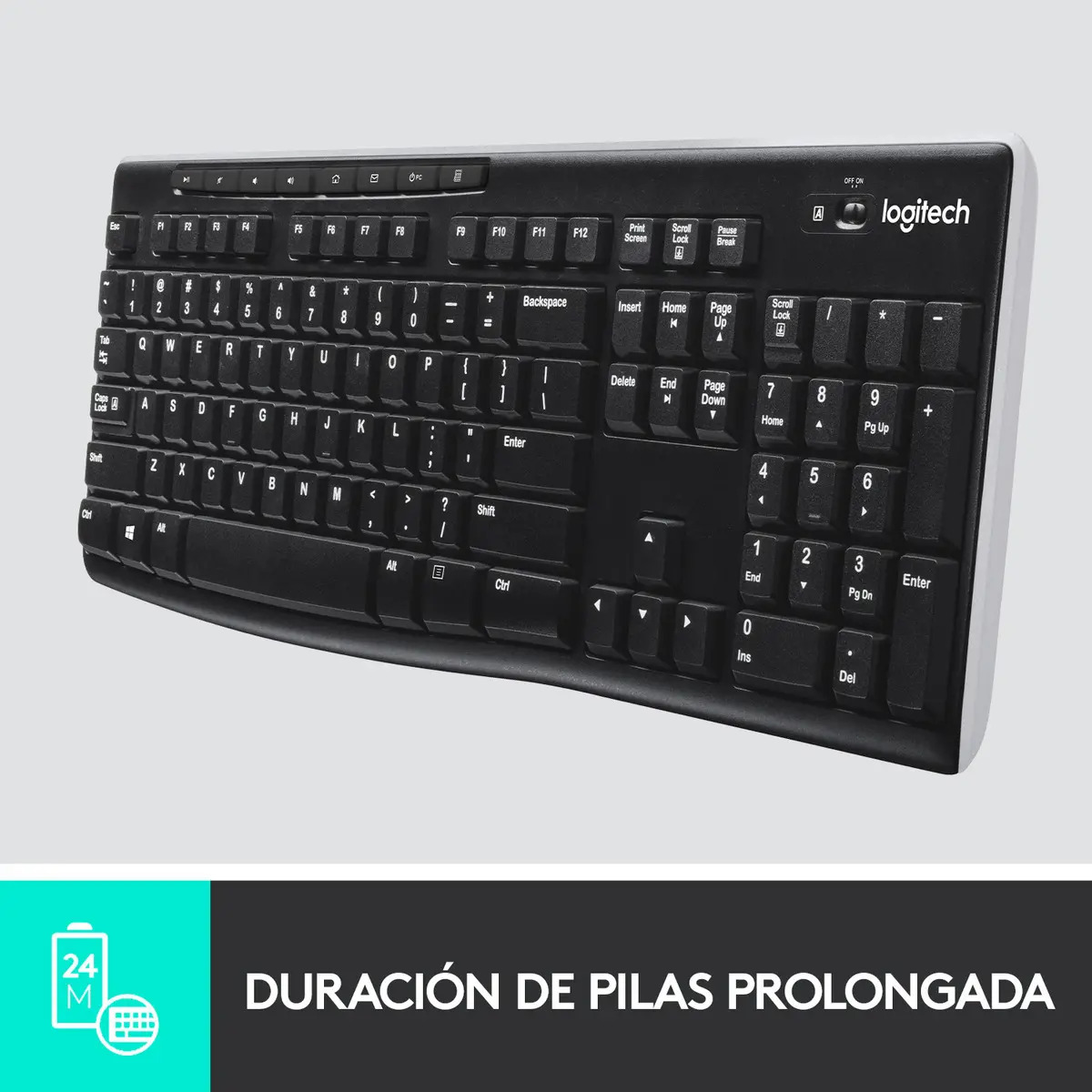 TECLADO INALAMBRICO K270 / 920-004426 3
