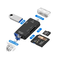 CARD READER 6 EN 1. USB TIPO C/USB A. ATUD-05