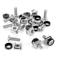 TORNILLO C/TUERCA ENJAULADA PARA RACK KIT 4un