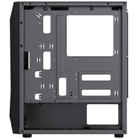 GABINETE GAMER F22-BK 4 FAN ARGB/ 1 FAN REAR/ 3 FRONT/ ATX/ M-ATX/ I-ATX/ USB 3.0/USB 2.0/AUDIO SIN FUENTE 