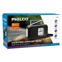 RADIO PORTATIL DE EMERGENCIA SOLAR/BT/FM ICX66 PHILCO