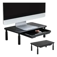 BASE LEVANTA MONITOR 27X23,5 CM H8,5 CM/CAJON METALICO/NEGRO LINKON