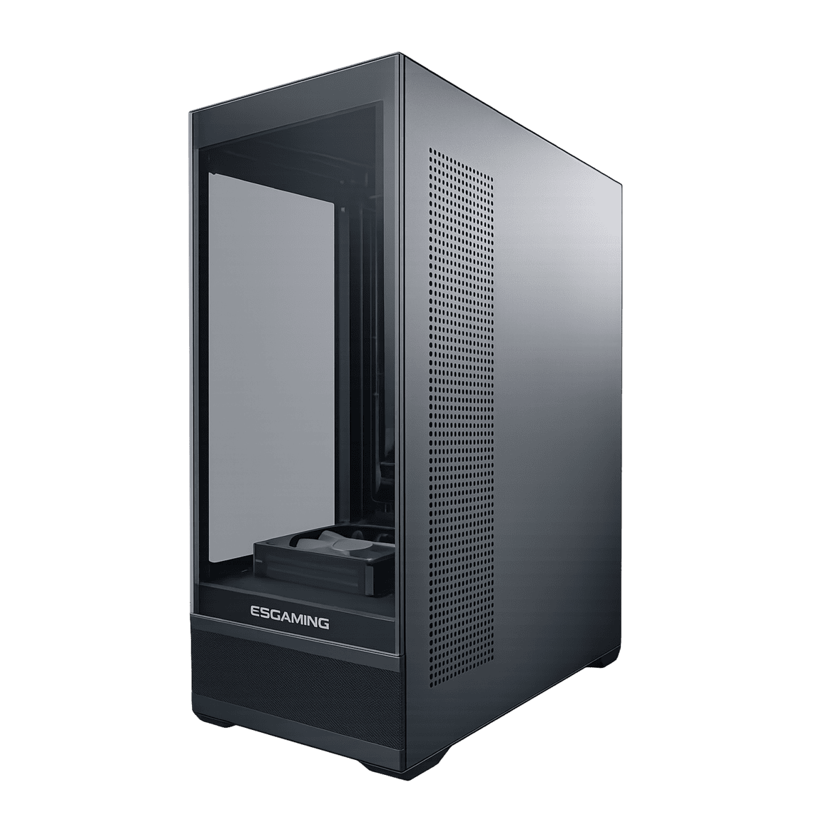 GABINETE GAMER BK01 ATX BLACK ARGB (6 FAN)  2 FAN MB/ 3 FAN ABAJO, 1 FAN TRASERO S/ FUENTE 3