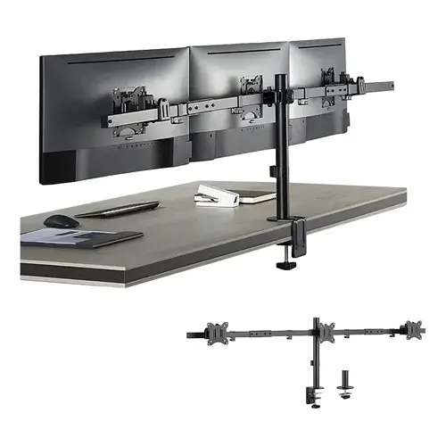 Soporte Monitor triple p/Escritorio, Articulado