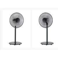 VENTILADOR PEDESTAL 16" 50W ALTURA AJUSTABLE NEGRO MF-P16MBK-2IN1 MIDEA