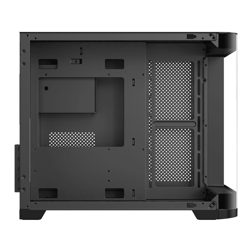 GABINETE GAMER VIPER MATX BLACK ARGB (5 FAN)  2 FAN MB/ 2 FAN ABAJO, 1 FAN TRASERO S/ FUENTE/ USB 3.0/ USB C 9