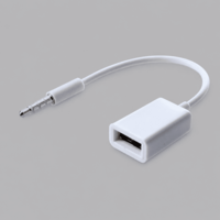 CABLE/ADAPTADOR PLUG 3.5MM A USB MACHO BLANCO DBLUE