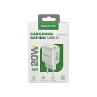 CARGADOR DE PARED USB-C PD20W BLANCO BL-CHPD720W