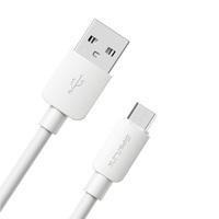 CABLE CARGADOR Y DATOS USB-A A MICRO USB 2.4A 1MT BLANCO