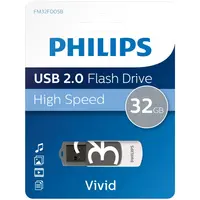 PENDRIVE USB2.0 32GB VIVID GRIS