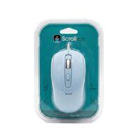 MOUSE ALAMBRICO USB SCROLL CELESTE