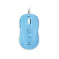 MOUSE ALAMBRICO USB SCROLL CELESTE