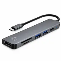 HUB 6 EN 1 TYPE-C A HDMI/SD/PD100W/USB3.0/USB2.0