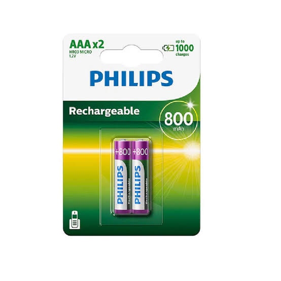 PILA RECARGABLE NI-MH AAA 800MAH BLISTER 2UN 