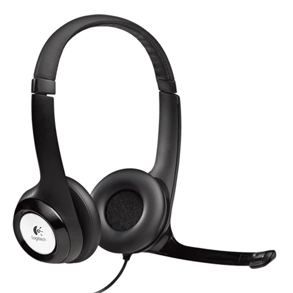AUDIFONO CON MIC. USB H390 NEGRO