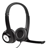 AUDIFONO CON MIC. USB H390 NEGRO