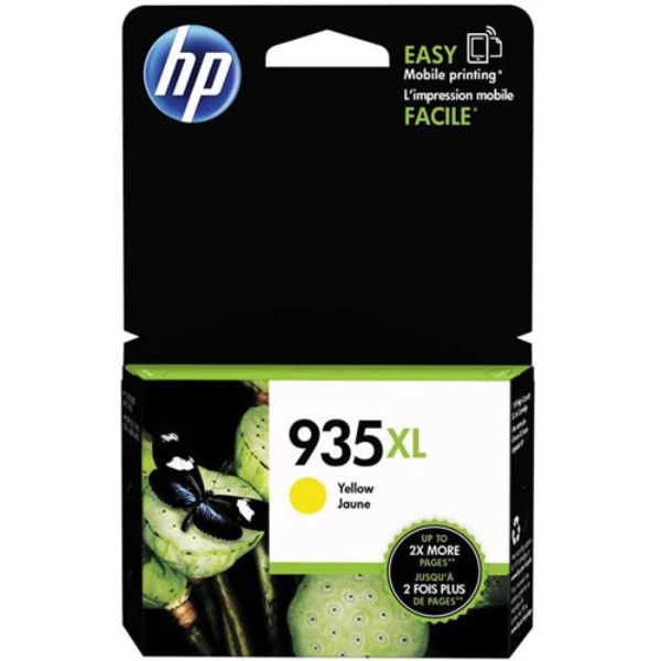HP 935XL - 9.5 ml - amarillo - original - cartucho de tinta - para Officejet 6812, 6815, 6820; Officejet Pro 6230, 6230 ePrinter, 6830, 6835
