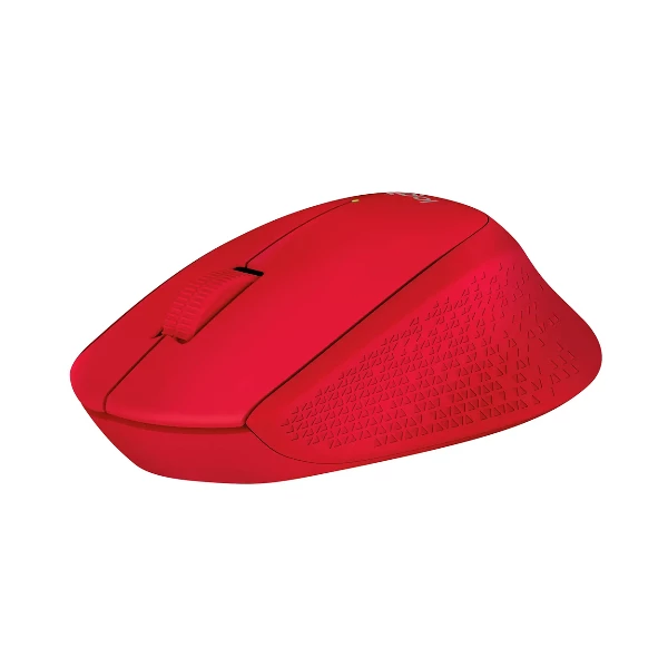 Logitech M280 - Ratón - diestro - óptico - 3 botones - inalámbrico - 2.4 GHz - receptor inalámbrico USB - rojo 2